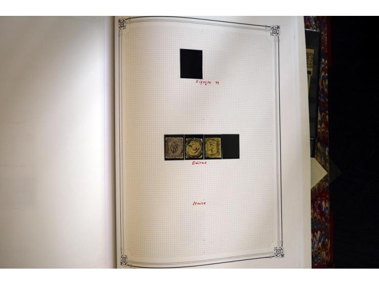 1865/1920,  Stempelsammlung nach Spezialkatalog Brand-Ceylan im Yvert-Album. Über 1500 sehr saubere klare Stempel meist auf M