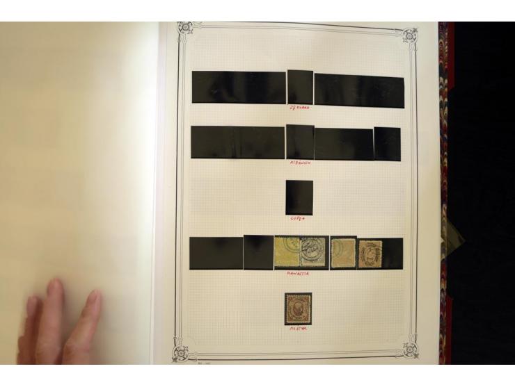 1865/1920,  Stempelsammlung nach Spezialkatalog Brand-Ceylan im Yvert-Album. Über 1500 sehr saubere klare Stempel meist auf M