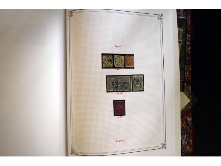 1865/1920,  Stempelsammlung nach Spezialkatalog Brand-Ceylan im Yvert-Album. Über 1500 sehr saubere klare Stempel meist auf M
