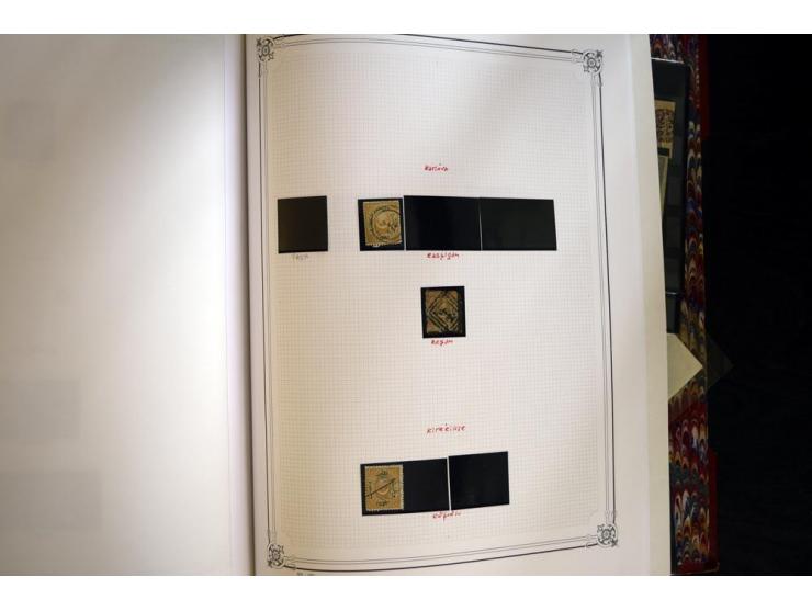1865/1920,  Stempelsammlung nach Spezialkatalog Brand-Ceylan im Yvert-Album. Über 1500 sehr saubere klare Stempel meist auf M