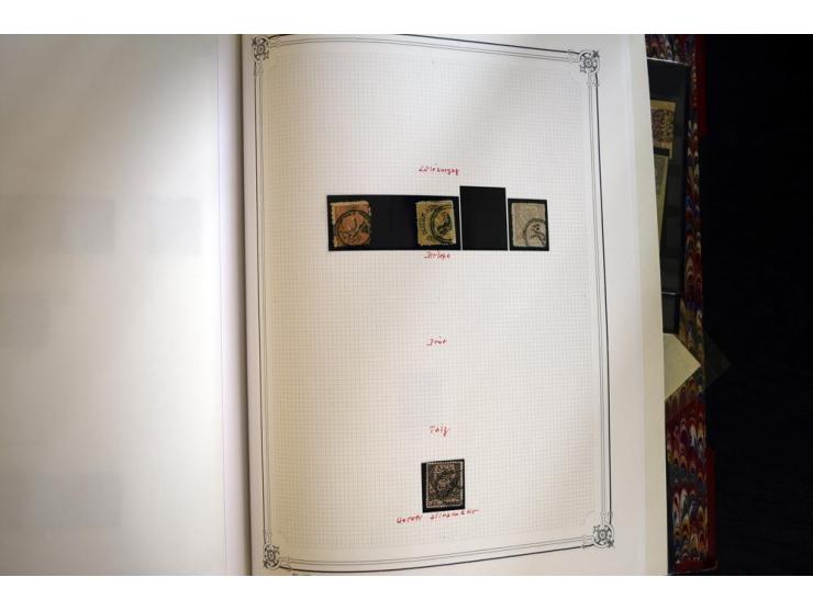 1865/1920,  Stempelsammlung nach Spezialkatalog Brand-Ceylan im Yvert-Album. Über 1500 sehr saubere klare Stempel meist auf M