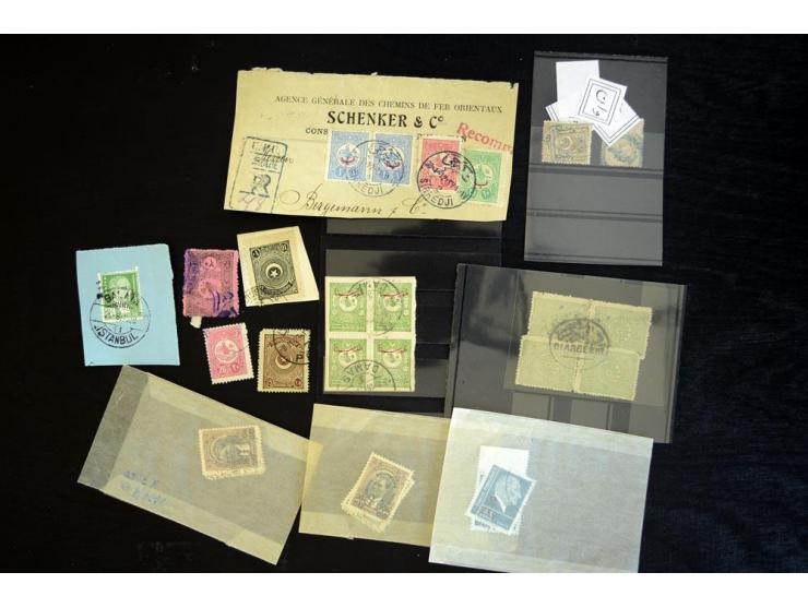 1865/1920,  Stempelsammlung nach Spezialkatalog Brand-Ceylan im Yvert-Album. Über 1500 sehr saubere klare Stempel meist auf M