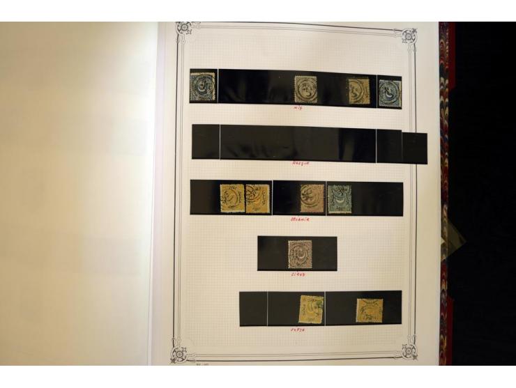 1865/1920,  Stempelsammlung nach Spezialkatalog Brand-Ceylan im Yvert-Album. Über 1500 sehr saubere klare Stempel meist auf M