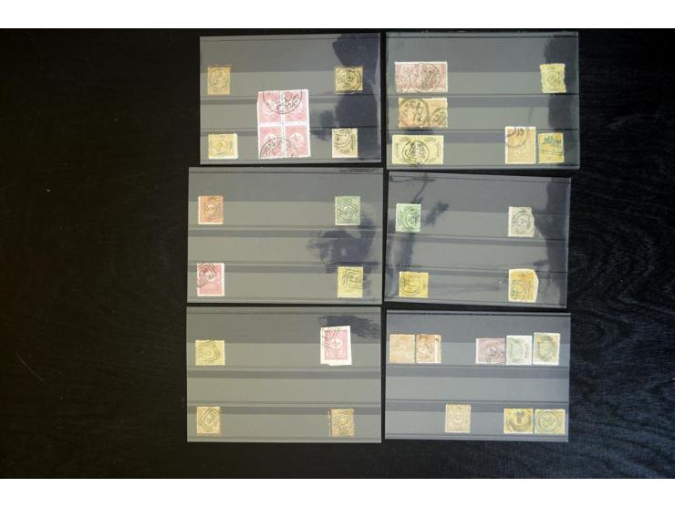 1865/1920,  Stempelsammlung nach Spezialkatalog Brand-Ceylan im Yvert-Album. Über 1500 sehr saubere klare Stempel meist auf M