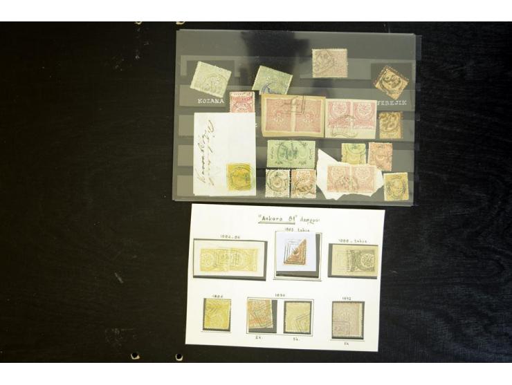 1865/1920,  Stempelsammlung nach Spezialkatalog Brand-Ceylan im Yvert-Album. Über 1500 sehr saubere klare Stempel meist auf M