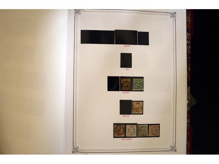 1865/1920,  Stempelsammlung nach Spezialkatalog Brand-Ceylan im Yvert-Album. Über 1500 sehr saubere klare Stempel meist auf M