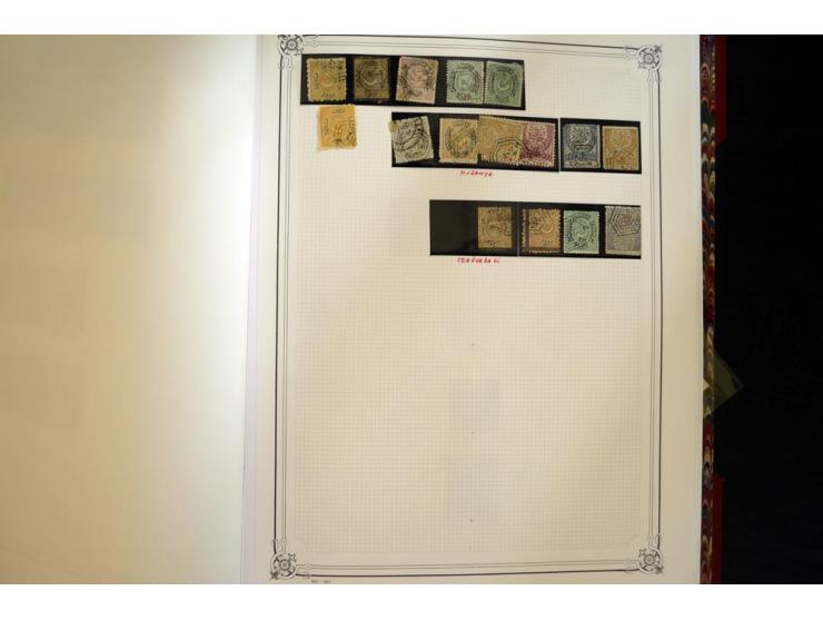 1865/1920,  Stempelsammlung nach Spezialkatalog Brand-Ceylan im Yvert-Album. Über 1500 sehr saubere klare Stempel meist auf M