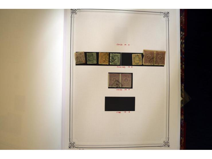 1865/1920,  Stempelsammlung nach Spezialkatalog Brand-Ceylan im Yvert-Album. Über 1500 sehr saubere klare Stempel meist auf M