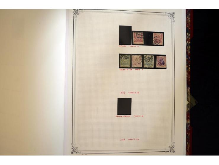 1865/1920,  Stempelsammlung nach Spezialkatalog Brand-Ceylan im Yvert-Album. Über 1500 sehr saubere klare Stempel meist auf M