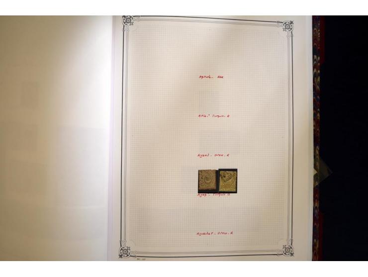1865/1920,  Stempelsammlung nach Spezialkatalog Brand-Ceylan im Yvert-Album. Über 1500 sehr saubere klare Stempel meist auf M