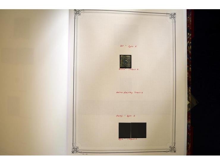 1865/1920,  Stempelsammlung nach Spezialkatalog Brand-Ceylan im Yvert-Album. Über 1500 sehr saubere klare Stempel meist auf M