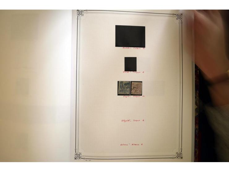 1865/1920,  Stempelsammlung nach Spezialkatalog Brand-Ceylan im Yvert-Album. Über 1500 sehr saubere klare Stempel meist auf M