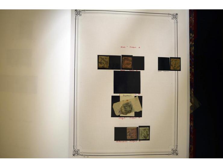 1865/1920,  Stempelsammlung nach Spezialkatalog Brand-Ceylan im Yvert-Album. Über 1500 sehr saubere klare Stempel meist auf M