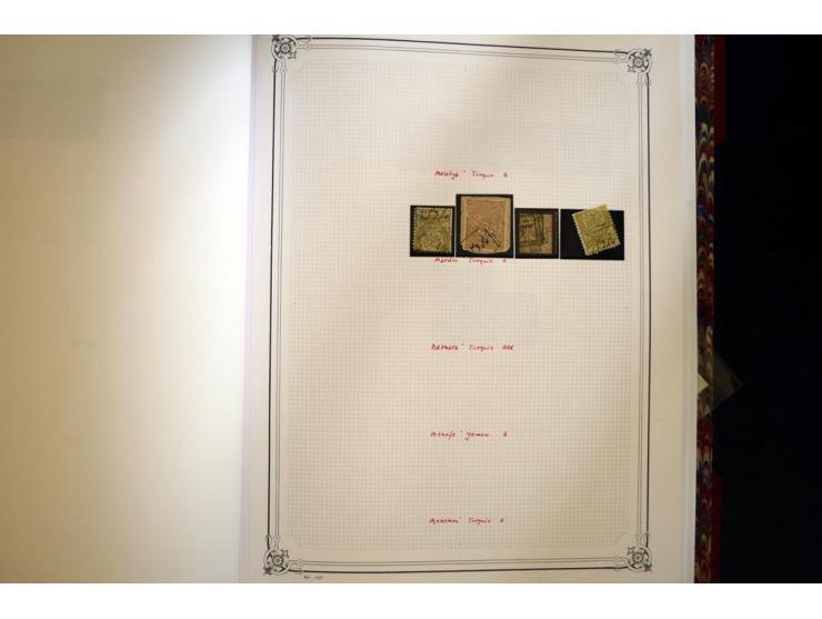 1865/1920,  Stempelsammlung nach Spezialkatalog Brand-Ceylan im Yvert-Album. Über 1500 sehr saubere klare Stempel meist auf M
