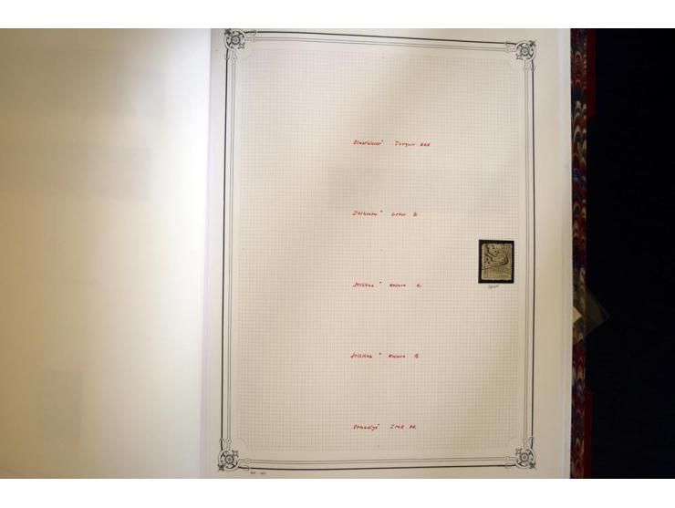 1865/1920,  Stempelsammlung nach Spezialkatalog Brand-Ceylan im Yvert-Album. Über 1500 sehr saubere klare Stempel meist auf M