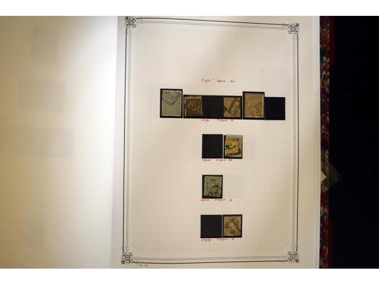1865/1920,  Stempelsammlung nach Spezialkatalog Brand-Ceylan im Yvert-Album. Über 1500 sehr saubere klare Stempel meist auf M