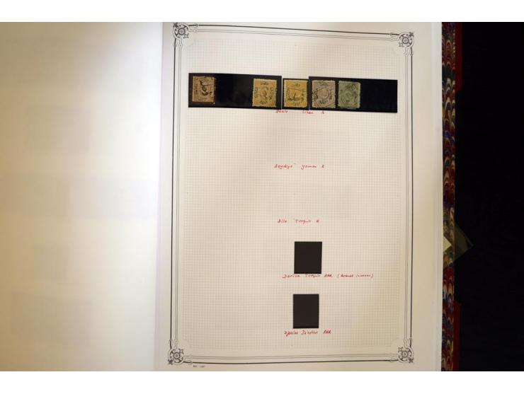 1865/1920,  Stempelsammlung nach Spezialkatalog Brand-Ceylan im Yvert-Album. Über 1500 sehr saubere klare Stempel meist auf M