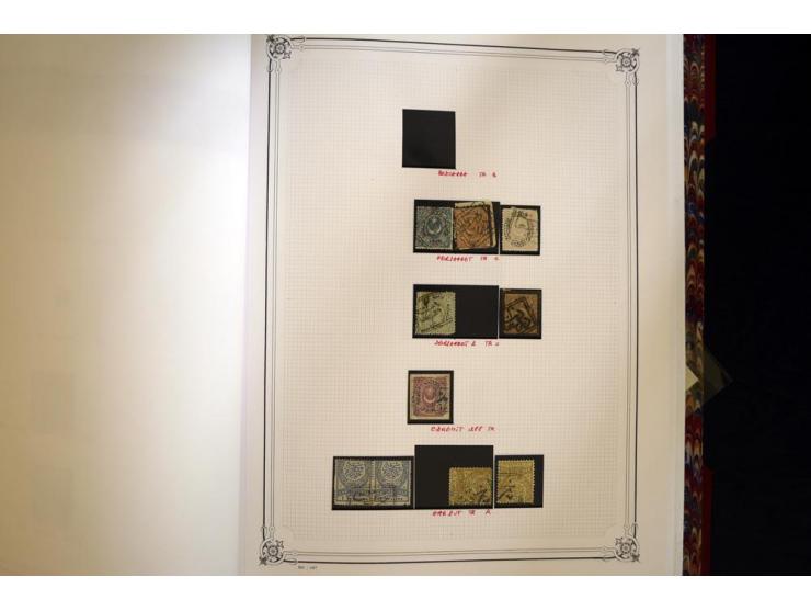 1865/1920,  Stempelsammlung nach Spezialkatalog Brand-Ceylan im Yvert-Album. Über 1500 sehr saubere klare Stempel meist auf M