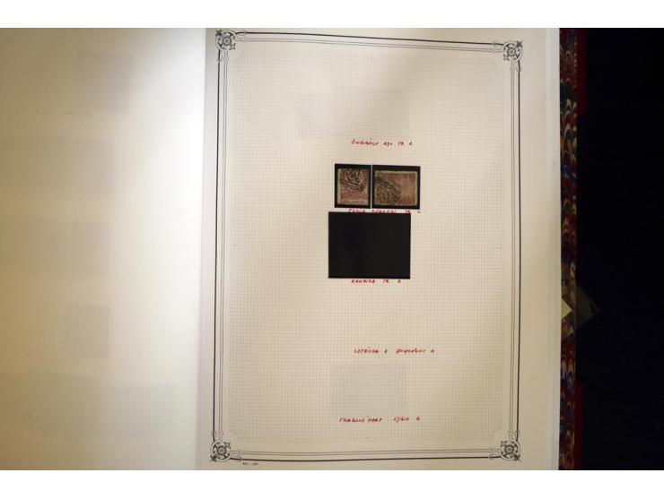 1865/1920,  Stempelsammlung nach Spezialkatalog Brand-Ceylan im Yvert-Album. Über 1500 sehr saubere klare Stempel meist auf M