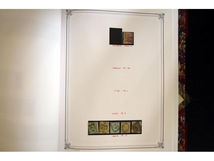 1865/1920,  Stempelsammlung nach Spezialkatalog Brand-Ceylan im Yvert-Album. Über 1500 sehr saubere klare Stempel meist auf M