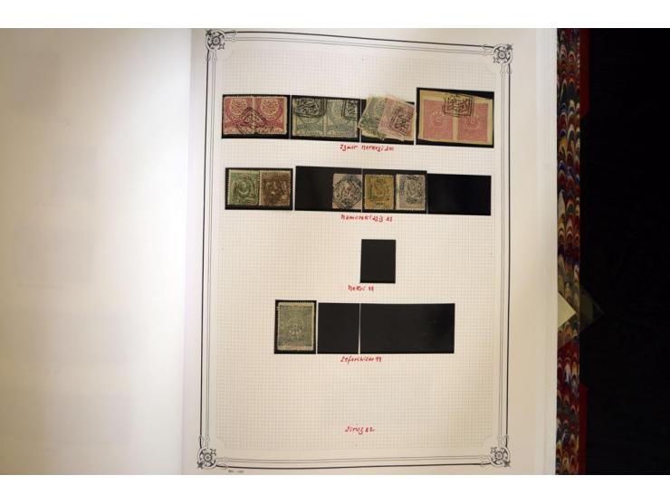 1865/1920,  Stempelsammlung nach Spezialkatalog Brand-Ceylan im Yvert-Album. Über 1500 sehr saubere klare Stempel meist auf M