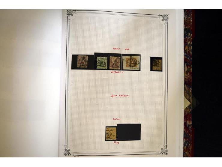 1865/1920,  Stempelsammlung nach Spezialkatalog Brand-Ceylan im Yvert-Album. Über 1500 sehr saubere klare Stempel meist auf M