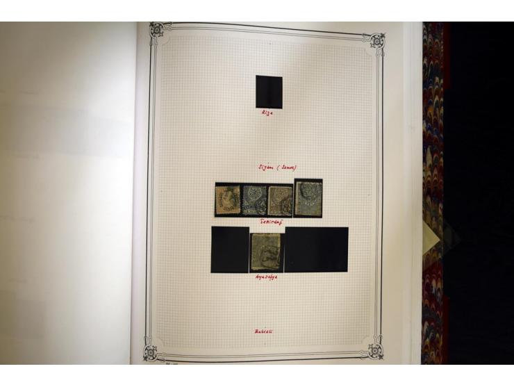 1865/1920,  Stempelsammlung nach Spezialkatalog Brand-Ceylan im Yvert-Album. Über 1500 sehr saubere klare Stempel meist auf M