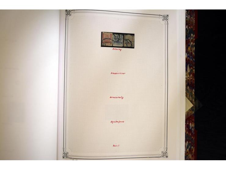 1865/1920,  Stempelsammlung nach Spezialkatalog Brand-Ceylan im Yvert-Album. Über 1500 sehr saubere klare Stempel meist auf M