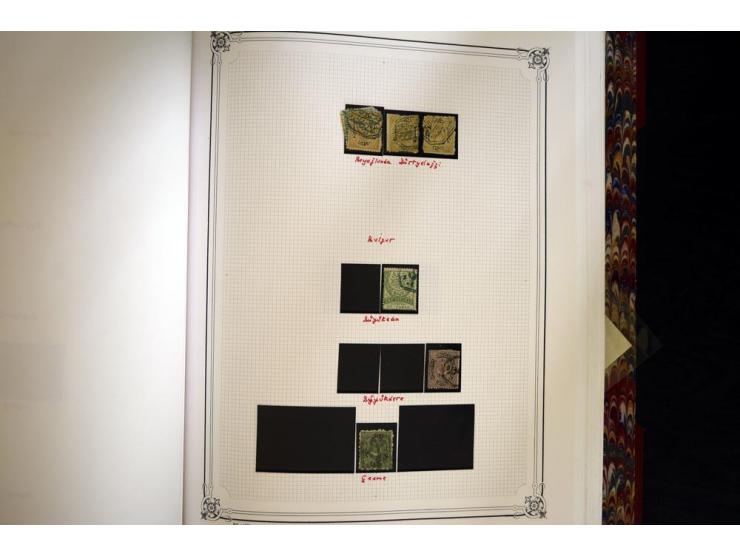 1865/1920,  Stempelsammlung nach Spezialkatalog Brand-Ceylan im Yvert-Album. Über 1500 sehr saubere klare Stempel meist auf M
