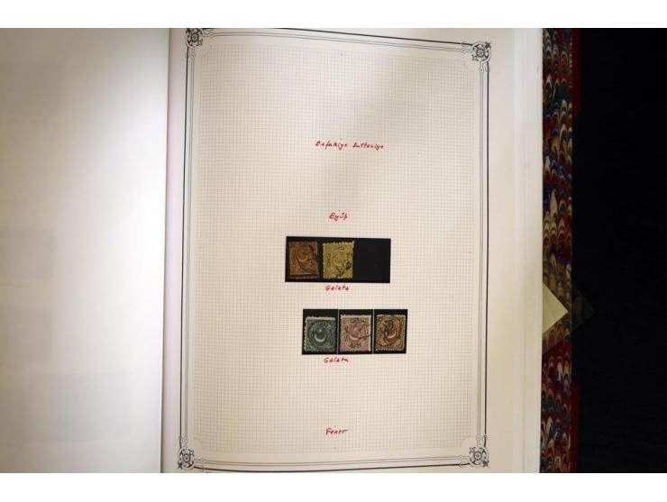1865/1920,  Stempelsammlung nach Spezialkatalog Brand-Ceylan im Yvert-Album. Über 1500 sehr saubere klare Stempel meist auf M