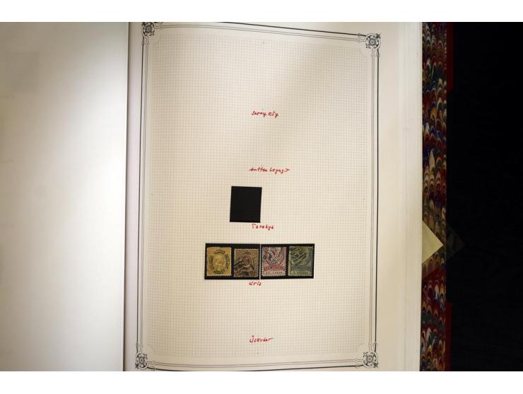 1865/1920,  Stempelsammlung nach Spezialkatalog Brand-Ceylan im Yvert-Album. Über 1500 sehr saubere klare Stempel meist auf M
