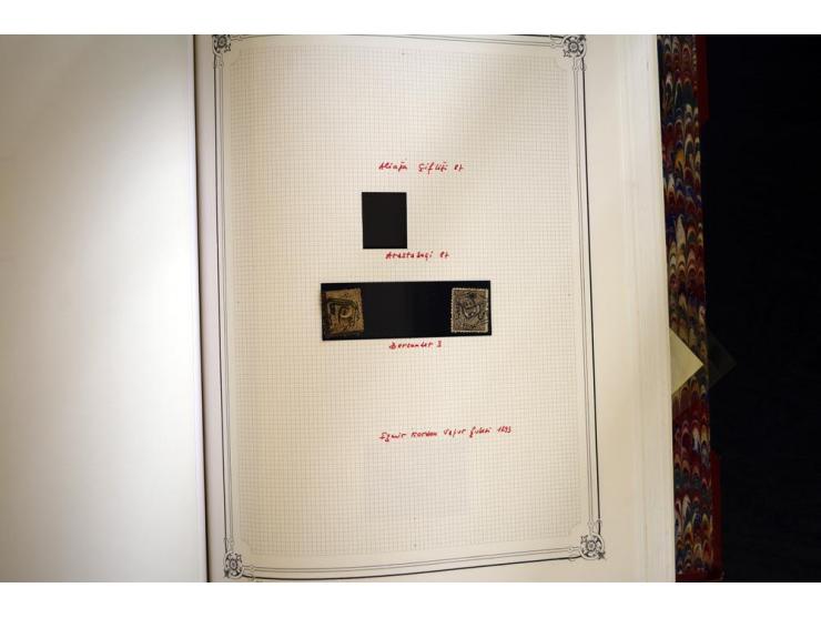 1865/1920,  Stempelsammlung nach Spezialkatalog Brand-Ceylan im Yvert-Album. Über 1500 sehr saubere klare Stempel meist auf M