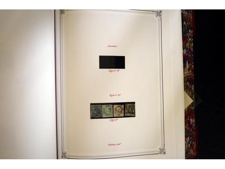 1865/1920,  Stempelsammlung nach Spezialkatalog Brand-Ceylan im Yvert-Album. Über 1500 sehr saubere klare Stempel meist auf M