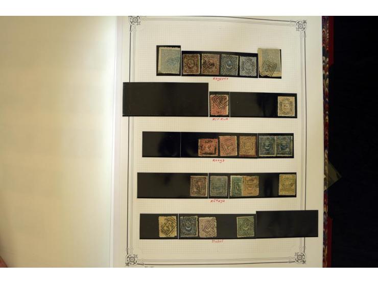 1865/1920,  Stempelsammlung nach Spezialkatalog Brand-Ceylan im Yvert-Album. Über 1500 sehr saubere klare Stempel meist auf M