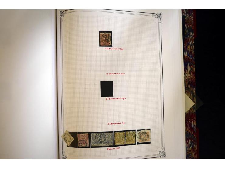 1865/1920,  Stempelsammlung nach Spezialkatalog Brand-Ceylan im Yvert-Album. Über 1500 sehr saubere klare Stempel meist auf M