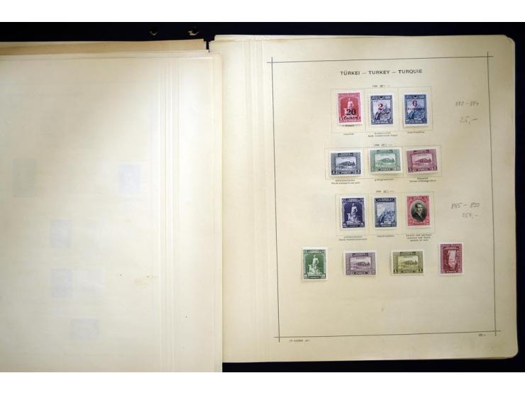 1915/40, meist ungebrauchte Sammlung mit guten Ausgaben frühe Republik