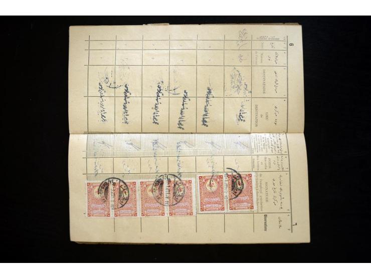 1892/1915 (ca.), 15 Briefe, Karten und ein Briefstück Militärpost, Schiffspost, Bahnpost etc., dazu Einschreib-Einlieferungsb
