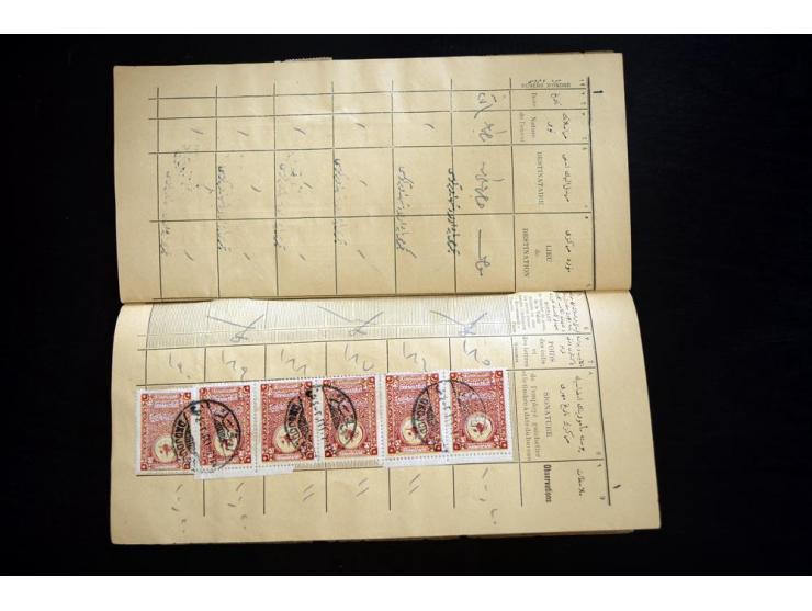1892/1915 (ca.), 15 Briefe, Karten und ein Briefstück Militärpost, Schiffspost, Bahnpost etc., dazu Einschreib-Einlieferungsb