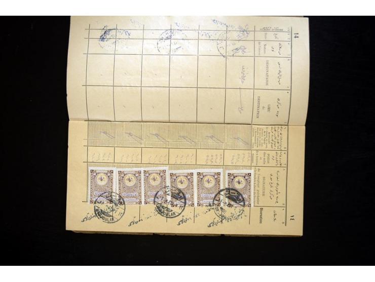 1892/1915 (ca.), 15 Briefe, Karten und ein Briefstück Militärpost, Schiffspost, Bahnpost etc., dazu Einschreib-Einlieferungsb