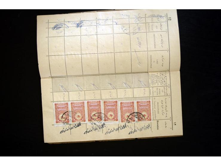 1892/1915 (ca.), 15 Briefe, Karten und ein Briefstück Militärpost, Schiffspost, Bahnpost etc., dazu Einschreib-Einlieferungsb