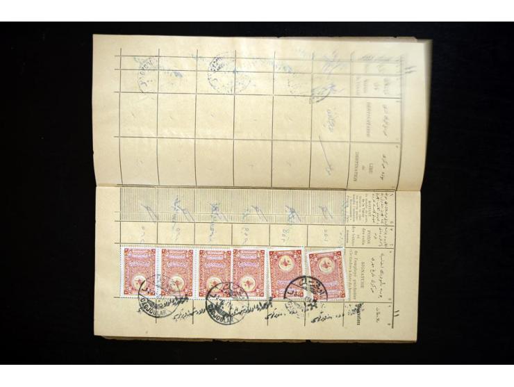 1892/1915 (ca.), 15 Briefe, Karten und ein Briefstück Militärpost, Schiffspost, Bahnpost etc., dazu Einschreib-Einlieferungsb