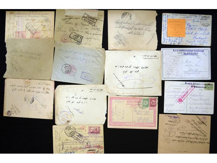 1912/22, 15 cards and covers incl. several interesting items, censors, German and Austrian military mail etc.