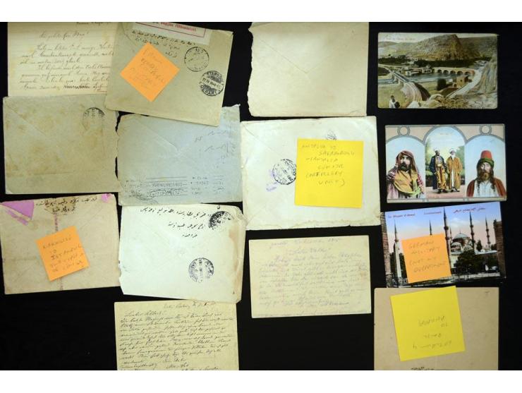 1912/22, 15 cards and covers incl. several interesting items, censors, German and Austrian military mail etc.
