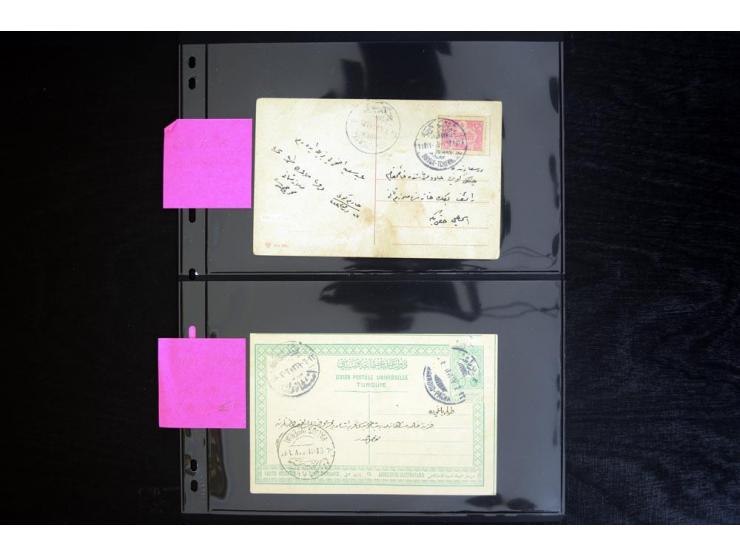 ISTANBUL: 1860/1918 (ca.), very interesting group of 39 letters and cards incl. rare cancellation as "AYIA", "TRIADA CADIKEUY