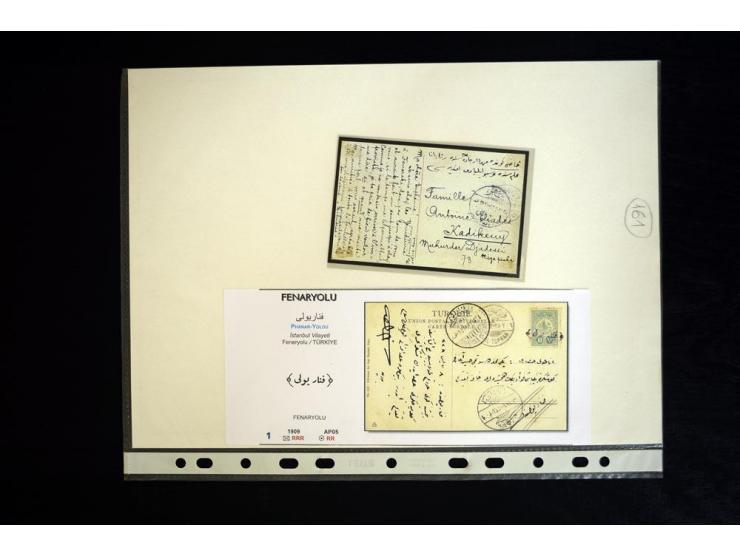 ISTANBUL: 1860/1918 (ca.), very interesting group of 39 letters and cards incl. rare cancellation as "AYIA", "TRIADA CADIKEUY