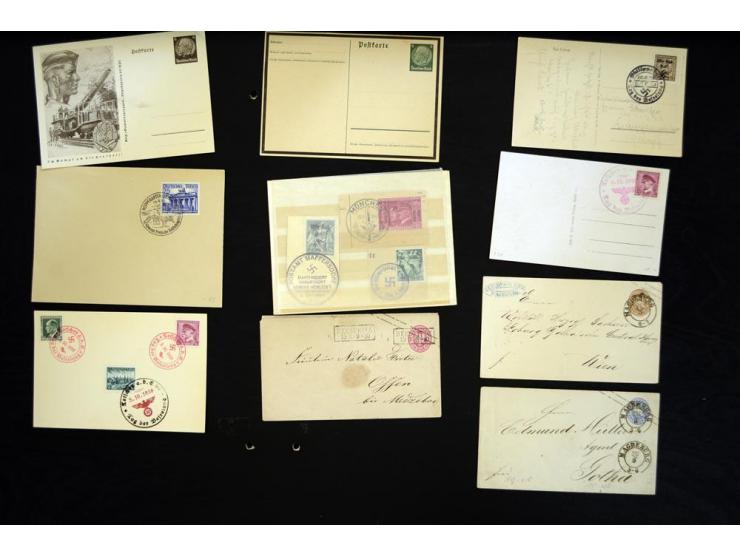 Baden bis Württemberg, hauptsächlich gestempelte Sammlung, dabei u.a. Bergedorf Mi.-Nr. 4 gestempelt, sign. Mozek BPP sowie S
