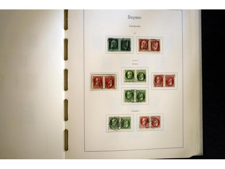 Baden bis Württemberg, hauptsächlich gestempelte Sammlung, dabei u.a. Bergedorf Mi.-Nr. 4 gestempelt, sign. Mozek BPP sowie S