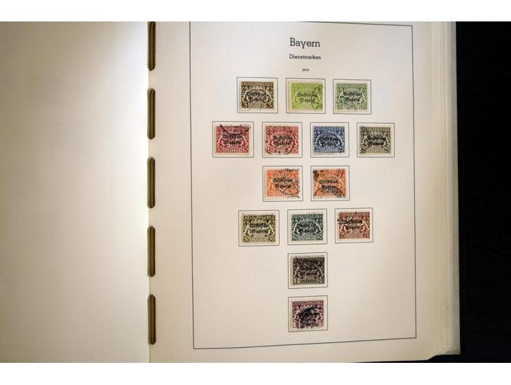 Baden bis Württemberg, hauptsächlich gestempelte Sammlung, dabei u.a. Bergedorf Mi.-Nr. 4 gestempelt, sign. Mozek BPP sowie S