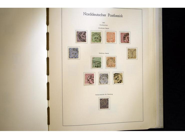 Baden bis Württemberg, hauptsächlich gestempelte Sammlung, dabei u.a. Bergedorf Mi.-Nr. 4 gestempelt, sign. Mozek BPP sowie S