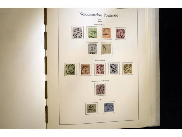 Baden bis Württemberg, hauptsächlich gestempelte Sammlung, dabei u.a. Bergedorf Mi.-Nr. 4 gestempelt, sign. Mozek BPP sowie S